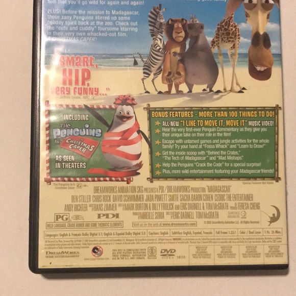 Two DVDs: Madagascar + Over The Hedge DVDs - Picture 3 of 10